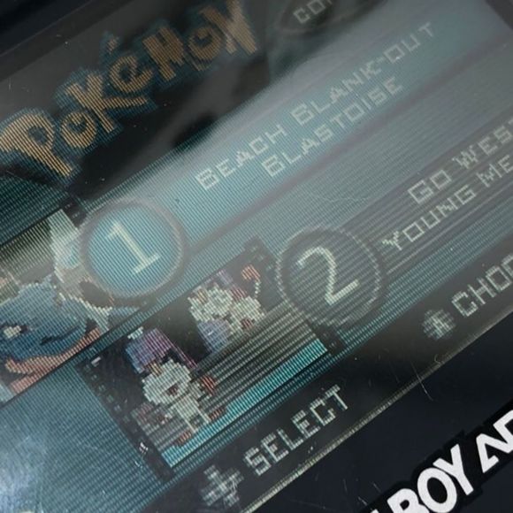 Game Boy Advance Video Pokémon Beach Blank-Out Blastoise - Picture 3 of 4